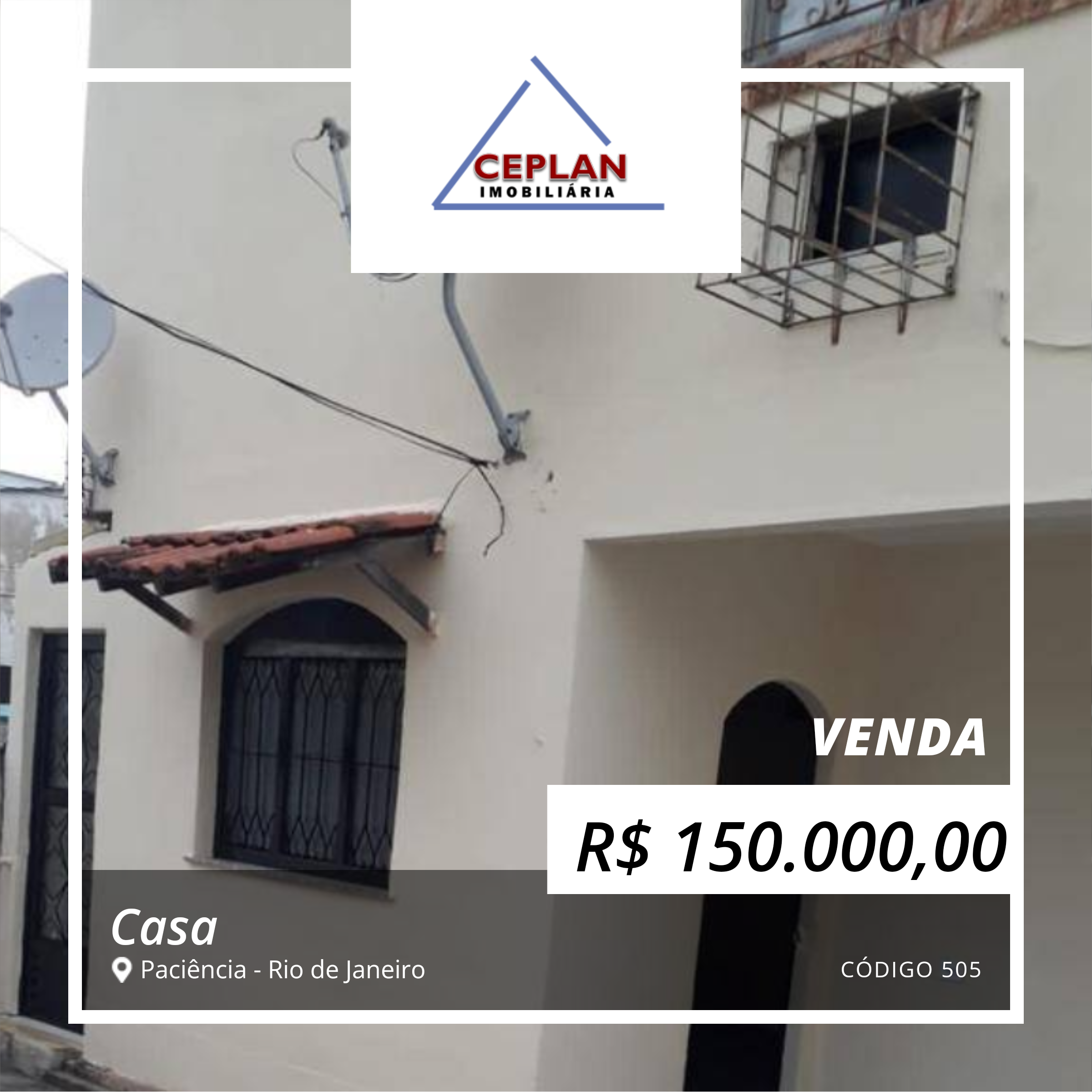 #505 - Casa para Venda em Rio de Janeiro - RJ